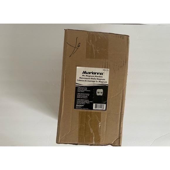 Marianna Other - New Mariana Magnum Cosmetology male mannequin head #14108 100% human hair